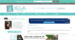 Desktop Screenshot of manouvellemode.com